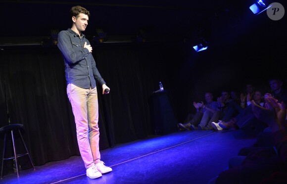 Exclusif - One-man show de Marc-Antoine Le Bret au théâtre "Le République" à Paris le 20 décembre 2015. © Veeren/Bestimage