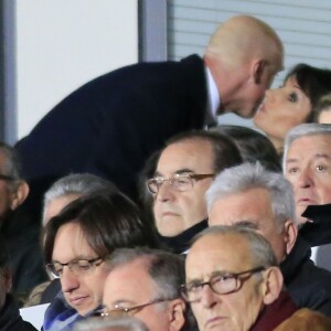 Zinédine Zidane est venu avec son épouse Véronique et leur fils Luca voir l'aîné de la famille, Enzo, lors d'un match du Castilla, l'équipe réserve du Real Madrid face au Rayo Majadahonda à Madrid le 16 janvier 2016