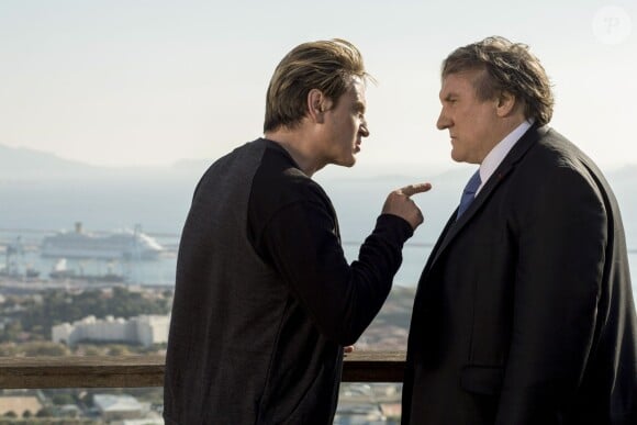 Image de la série Netflix avec Gérard Depardieu et Benoît Magimel