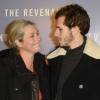 Luana Belmondo et son fils Victor - Avant-première du film "The Revenant" au Grand Rex à Paris, le 18 janvier 2016.