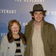 Lukas Haas et sa mère - Avant-première du film "The Revenant" au Grand Rex à Paris, le 18 janvier 2016.
