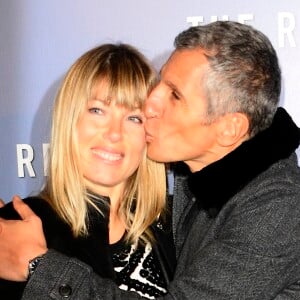 Nagui et sa femme Melanie Page - Avant-première du film "The Revenant" au Grand Rex à Paris, le 18 janvier 2016.