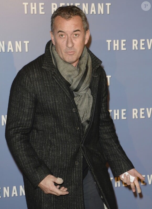 Christophe Dechavanne - Avant-première du film "The Revenant" au Grand Rex à Paris, le 18 janvier 2016.