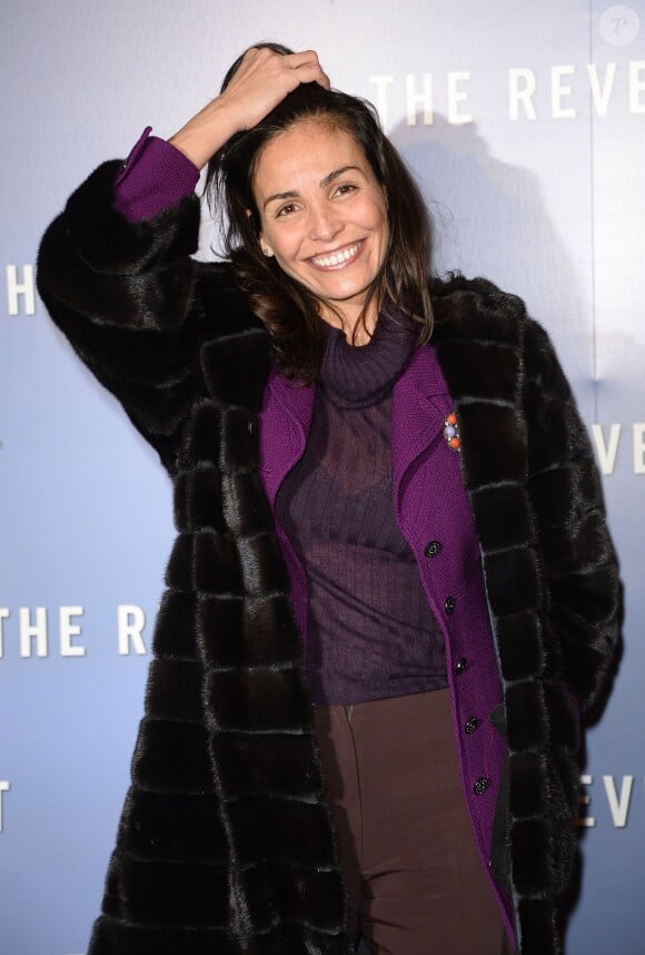 Inés Sastre - Avant-première du film "The Revenant" au Grand Rex à Paris, le 18 janvier 2016.