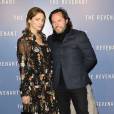 Alexandre de Betak et sa femme Sofia Sanchez Barrenechea de Betak - Avant-première du film "The Revenant" au Grand Rex à Paris, le 18 janvier 2016.