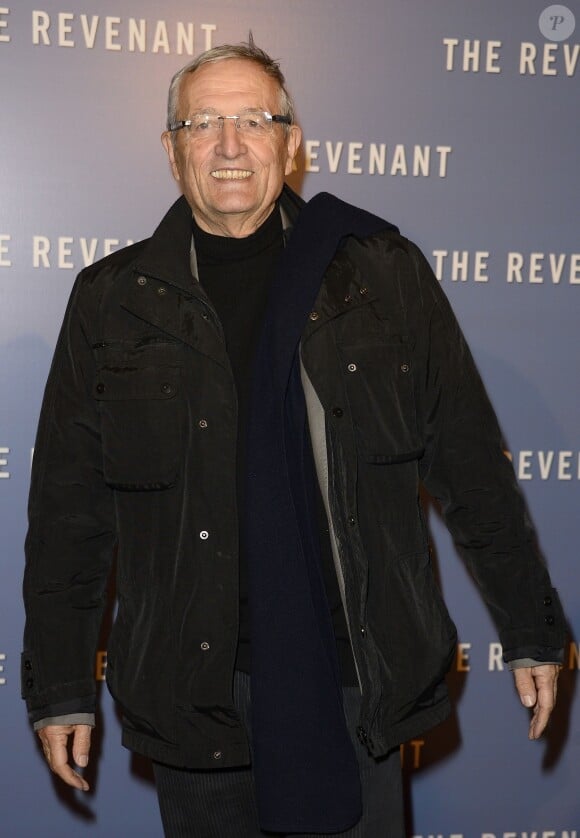 François Léotard - Avant-première du film "The Revenant" au Grand Rex à Paris, le 18 janvier 2016.