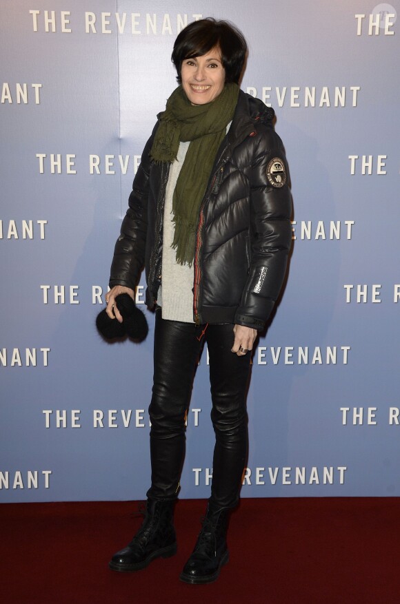 Marie-Claude Pietragalla - Avant-première du film "The Revenant" au Grand Rex à Paris, le 18 janvier 2016.