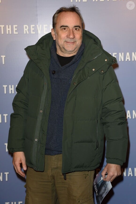 Antoine Duléry - Avant-première du film "The Revenant" au Grand Rex à Paris, le 18 janvier 2016.