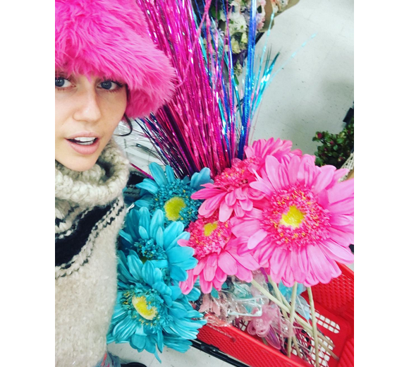 Miley Cyrus a publié une photo d'elle sur sa page Instagram au mois de janvier 2016.
