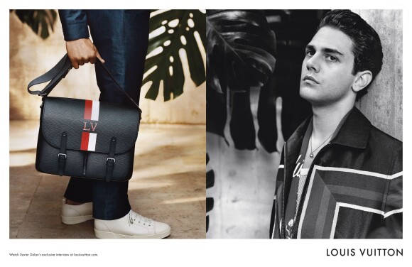 Xavier Dolan prête son visage à la nouvelle campagne publicitaire de Louis Vuitton. Photo par Alasdhair McLellan.
