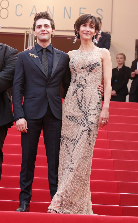 Xavier Dolan, Sophie Marceau - Montée des marches du film "La Glace et le Ciel" pour la cérémonie de clôture du 68 ème Festival du film de Cannes, à Cannes le 24 mai 2015.