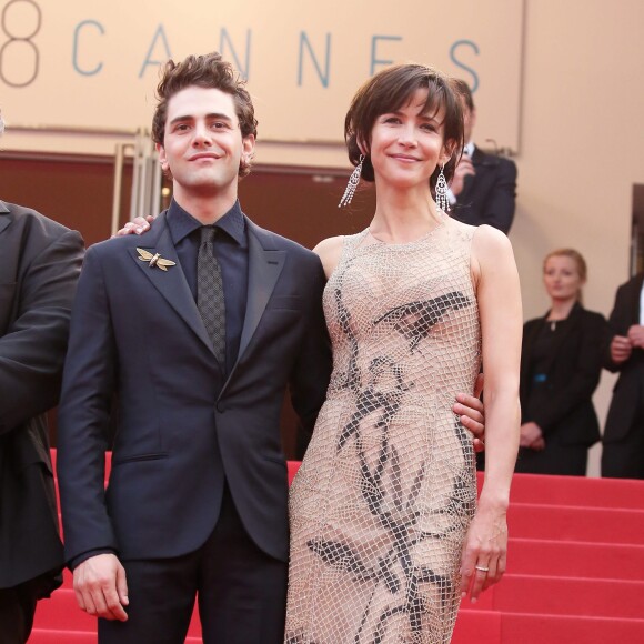 Xavier Dolan, Sophie Marceau - Montée des marches du film "La Glace et le Ciel" pour la cérémonie de clôture du 68 ème Festival du film de Cannes, à Cannes le 24 mai 2015.