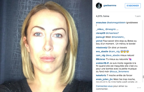 Gaelle des Ch'tis se dévoile sans maquillage sur Instagram et se confronte à de nombreuses critiques !