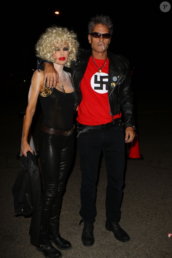 Lisa Rinna et son mari Harry Hamlin à la soirée ‘Casamigos Halloween' à Beverly Hills, le 30 ocotbre 2015