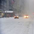 Illustration de la tempête de neige "Jonas" à New-York le 23 janvier 2016.