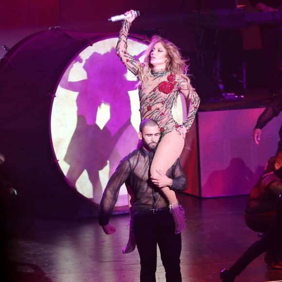 Exclusif - Jennifer Lopez a donné son premier concert au Palnet Hollywood Hotel et Casino à Las Vegas. Le 20 janvier 2016