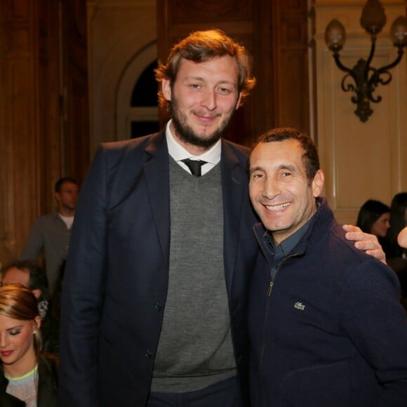 Amaury Leveaux, Zinedine Soualem - People au défilé haute couture Dany Atrache printemps-été 2016 à la Mairie du 4e arrondissement à Paris, le 25 janvier 2016. © CVS/Veeren/Bestimage