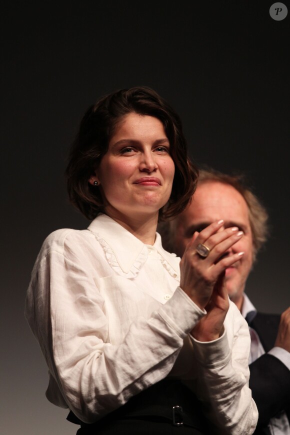 Laetitia Casta, actrice et réalisatrice, vice-présidente du Festival Premiers Plans à Angers le 25 janvier 2016.