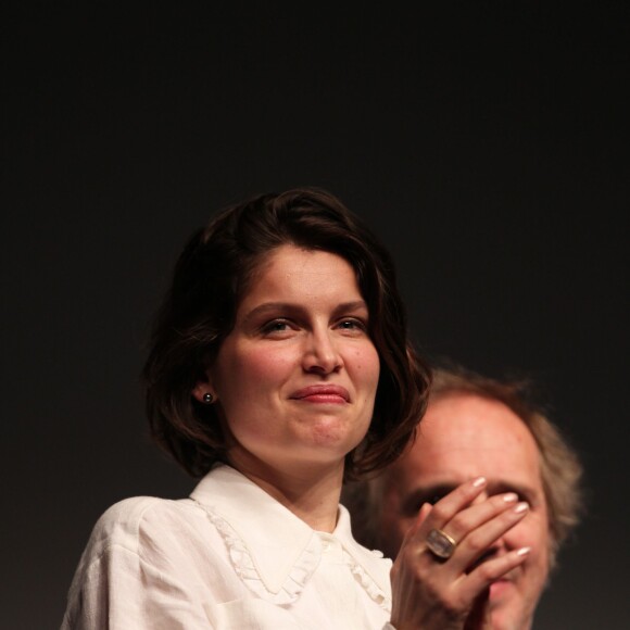 Laetitia Casta, actrice et réalisatrice, vice-présidente du Festival Premiers Plans à Angers le 25 janvier 2016.