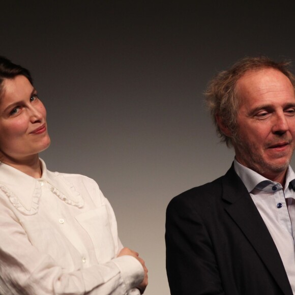 Laetitia Casta et Arnaud Desplechin lors du Festival Premiers Plans à Angers le 25 janvier 2016.