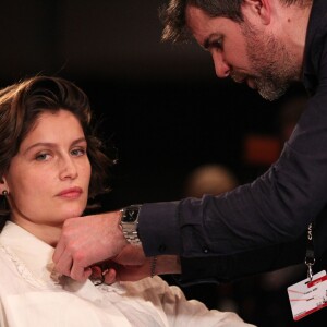 Laetitia Casta, actrice et réalisatrice, vice-présidente du Festival Premiers Plans à Angers le 25 janvier 2016.