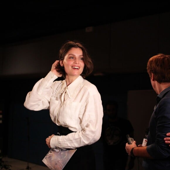 Laetitia Casta, actrice et réalisatrice, vice-présidente du Festival Premiers Plans à Angers le 25 janvier 2016.