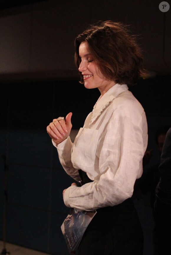 Laetitia Casta, vice-présidente du Festival Premiers Plans à Angers le 25 janvier 2016.