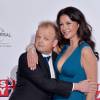 Catherine Zeta-Jones et Toby Jones - Première du film "Dad's army world" à Londres le 26 janvier 2016.