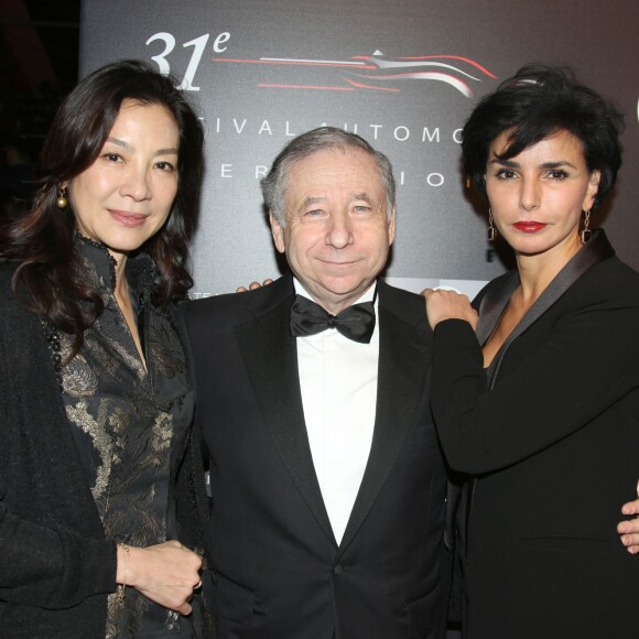 Jean Todt et sa compagne Michelle Yeoh, Rachida Dati - Soirée du prix "Concept Cars" lors de la 31ème édition du Festival Automobile International, place Vauban aux Invalides à Paris le 26 janvier 2016. © Denis Guignebourg/Bestimage