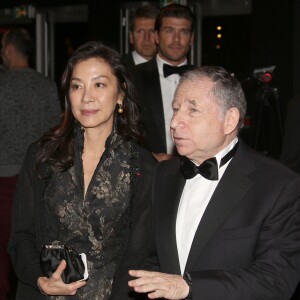 Jean Todt et sa compagne Michelle Yeoh - Soirée du prix "Concept Cars" lors de la 31ème édition du Festival Automobile International, place Vauban aux Invalides à Paris le 26 janvier 2016. © Denis Guignebourg/Bestimage