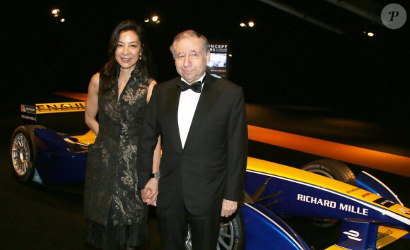 Jean Todt et sa compagne Michelle Yeoh - Soirée du prix "Concept Cars" lors de la 31ème édition du Festival Automobile International, place Vauban aux Invalides à Paris le 26 janvier 2016. © Denis Guignebourg/Bestimage