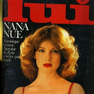 Véronique Genest en couverture de Lui magazine, en 1981