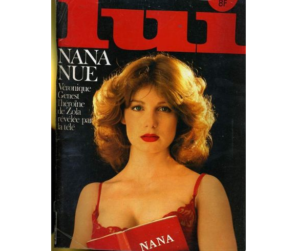 Véronique Genest en couverture de Lui magazine, en 1981