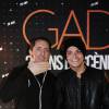 Exclusif - Gad Elmaleh et Kev Adams - People au Spectacle de Gad Elmaleh "20 ans de Scène" au Palais des Sports à Paris le 9 décembre 2014