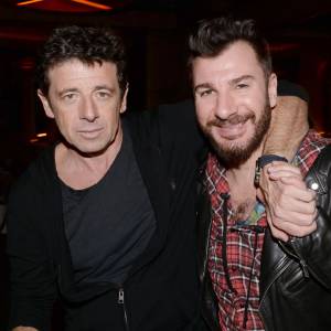 Exclusif - Patrick Bruel et Michaël Youn à l'after-party du dernier concert des "Enfoirés" au Victoria 1836 à Paris le 25 janvier 2016 © Rachid Bellak