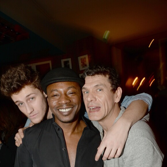 Exclusif - Jean-Baptiste Maunier, MC Solaar, Marc Lavoine à l'after-party du dernier concert des "Enfoirés" au Victoria 1836 à Paris le 25 janvier 2016 © Rachid Bellak