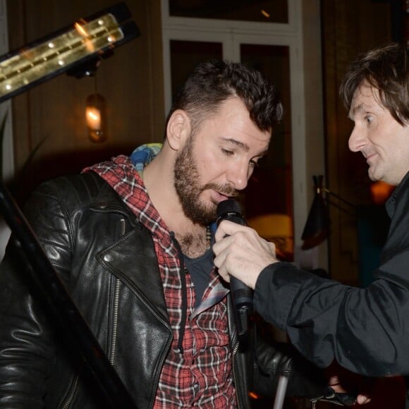 Exclusif - Pierre Palmade et Michaël Youn à l'after-party du dernier concert des "Enfoirés" au Victoria 1836 à Paris le 25 janvier 2016 © Rachid Bellak