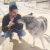 Demi Lovato passe la journée au refuge de Wolf Moutains pour le 36e anniversaire de son amoureux Wilmer Valderrama. Photo publiée sur Instagram, le 31 janvier 2016.