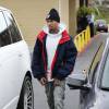 Le rappeur Tyga a été cherché un paquet chez Fed Ex à Calabasas Los Angeles, le 30 Janvier 2016