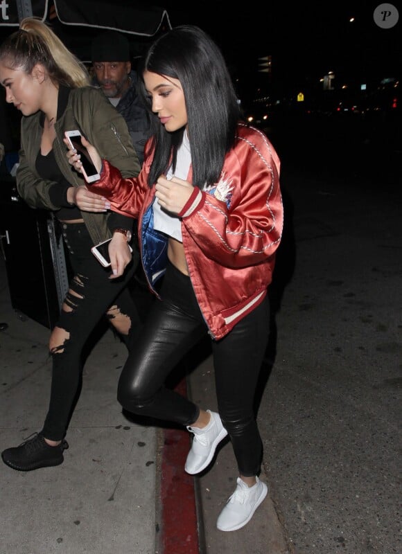 Kylie Jenner - Célébrités arrivant au nightclub Nice Guy de West Hollywood le 21 janvier 2016.