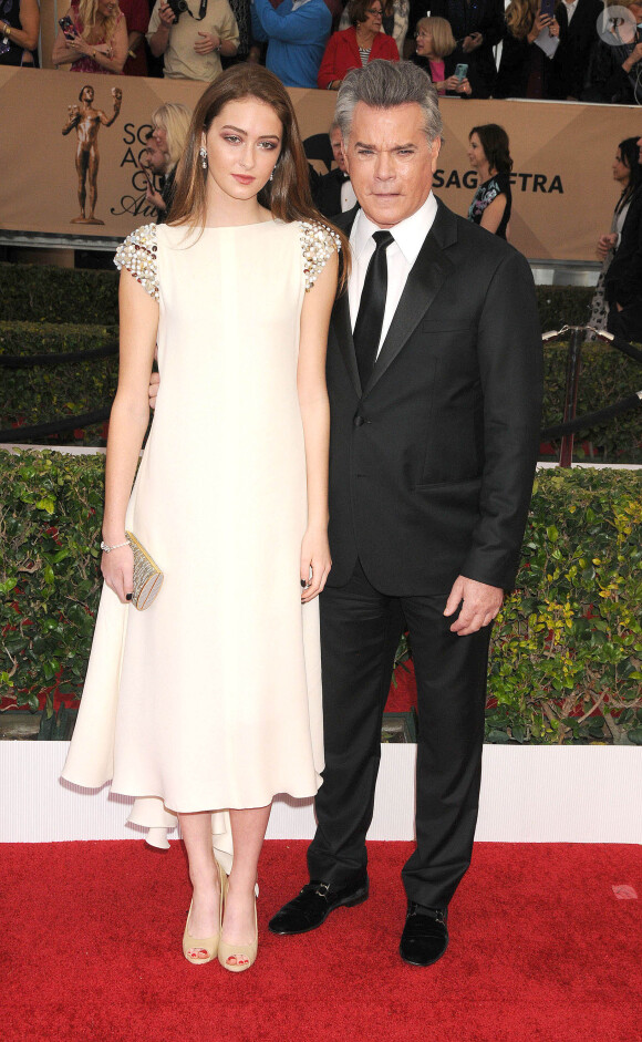 Ray Liotta et sa fille Karsen lors des 22e "Annual Screen Actors Guild Awards" à Los Angeles. Le 30 janvier 2016