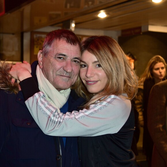 Exclusif - Jean-Marie Bigard et sa femme Lola Marois - Avant-première du film "Le Cabanon rose" au cinéma Le Desperado à Paris, le 1er février 2016. © Giancarlo Gorassini/Bestimage