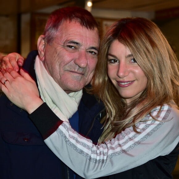 Exclusif - Jean-Marie Bigard et sa femme Lola Marois - Avant-première du film "Le Cabanon rose" au cinéma Le Desperado à Paris, le 1er février 2016. © Giancarlo Gorassini/Bestimage