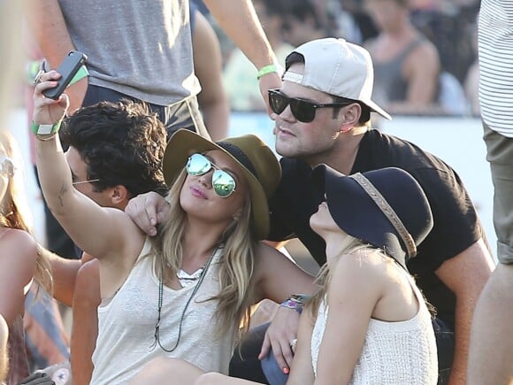 Hilary Duff, Mike Comrie - Premier jour du Festival de Musique de Coachella en Californie Indio, le 12 avril 2013