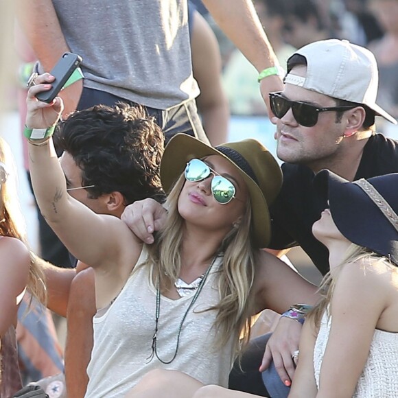 Hilary Duff, Mike Comrie - Premier jour du Festival de Musique de Coachella en Californie Indio, le 12 avril 2013