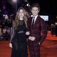 Eddie Redmayne et sa femme Hannah Bagshawe - Avant première du film "The Danish Girl" à Londres, le 8 décembre 2015.