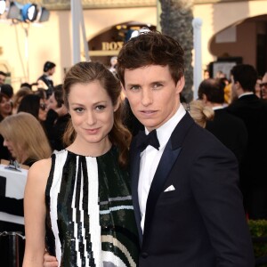 Hannah Bagshawe et Eddie Redmayne aux Screen Actors Guild Awards 2016.