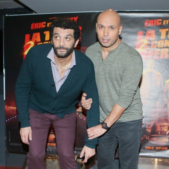 Ramzy Bedia, Eric Judor - Avant-première du film "La Tour 2 contrôle infernale" au cinéma UGC Les Halles à Paris, le 1er février 2016.