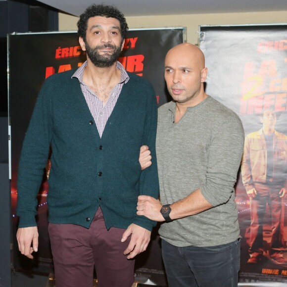 Ramzy Bedia, Eric Judor - Avant-première du film "La Tour 2 contrôle infernale" au cinéma UGC Les Halles à Paris, le 1er février 2016.