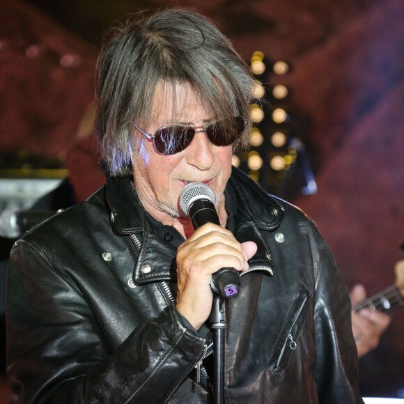 Exclusif - Jacques Dutronc lors du tournage du documentaire "Happy Birthday Mister Dutronc" à Calvi, le 28 avril 2014.